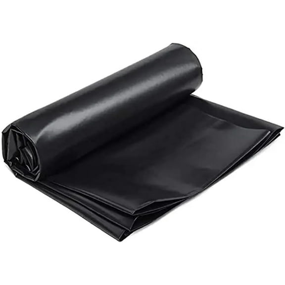 10ft*20ft Fish Pond Liners Flexible Pond Waterproof Liner Gardens Pools HDPE Membrane Geotextile 12mil Thickness Black