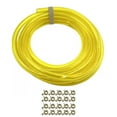 10ft 3/16" x 5/16" Line Hose for Chainsaws Lawn Mower Generator w Clips