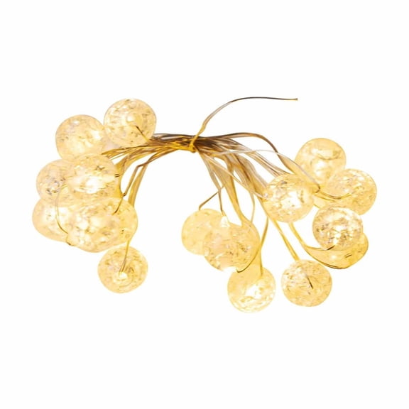 10ft 60 LED Pearl Fairy String Lights, Twinkle Decor for Bedroom Patio Wedding Party Holiday Decoration