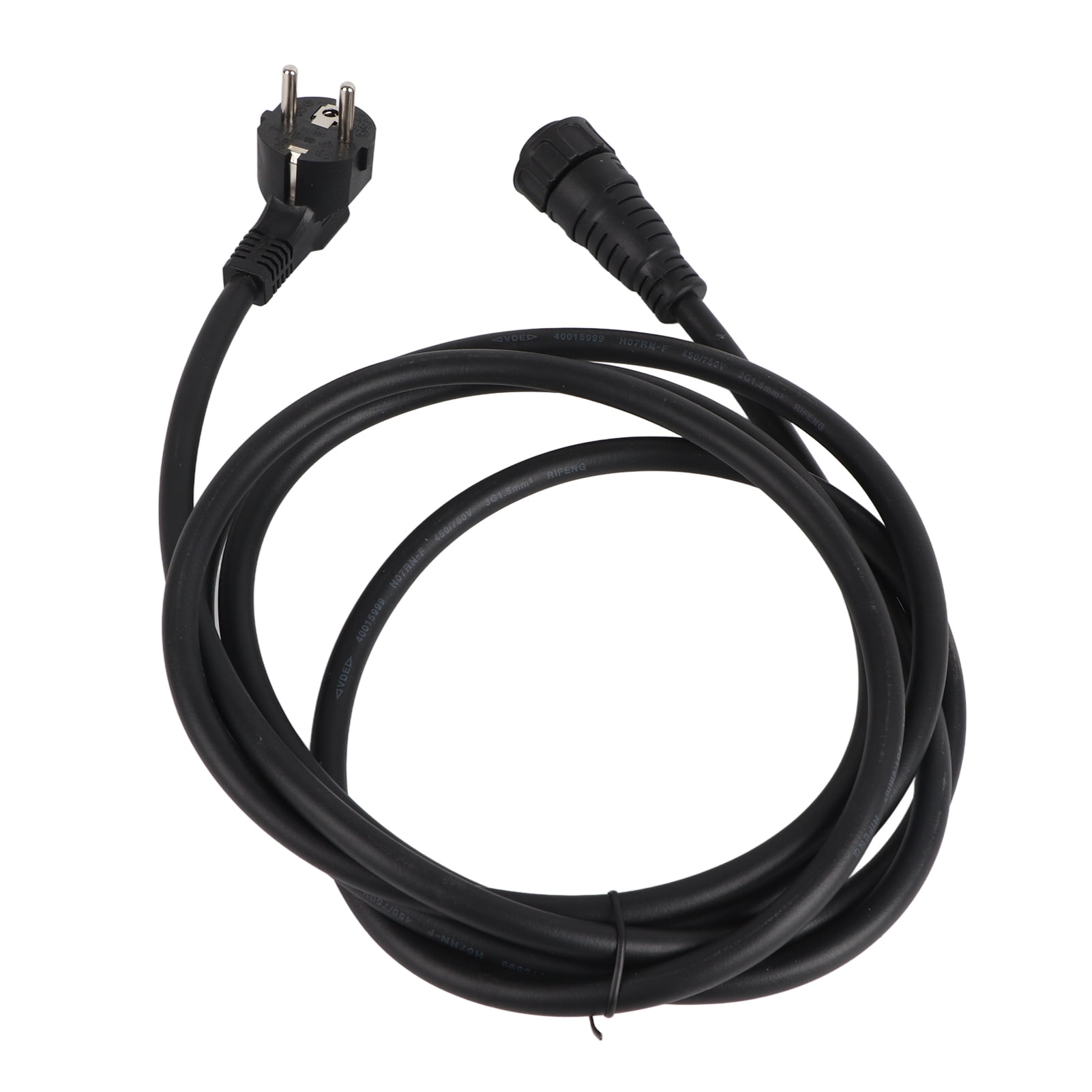 10ft AC Cable Power Cord for 600-1600W Solar Photovoltaic Power Generation System Inverter - EU 220V