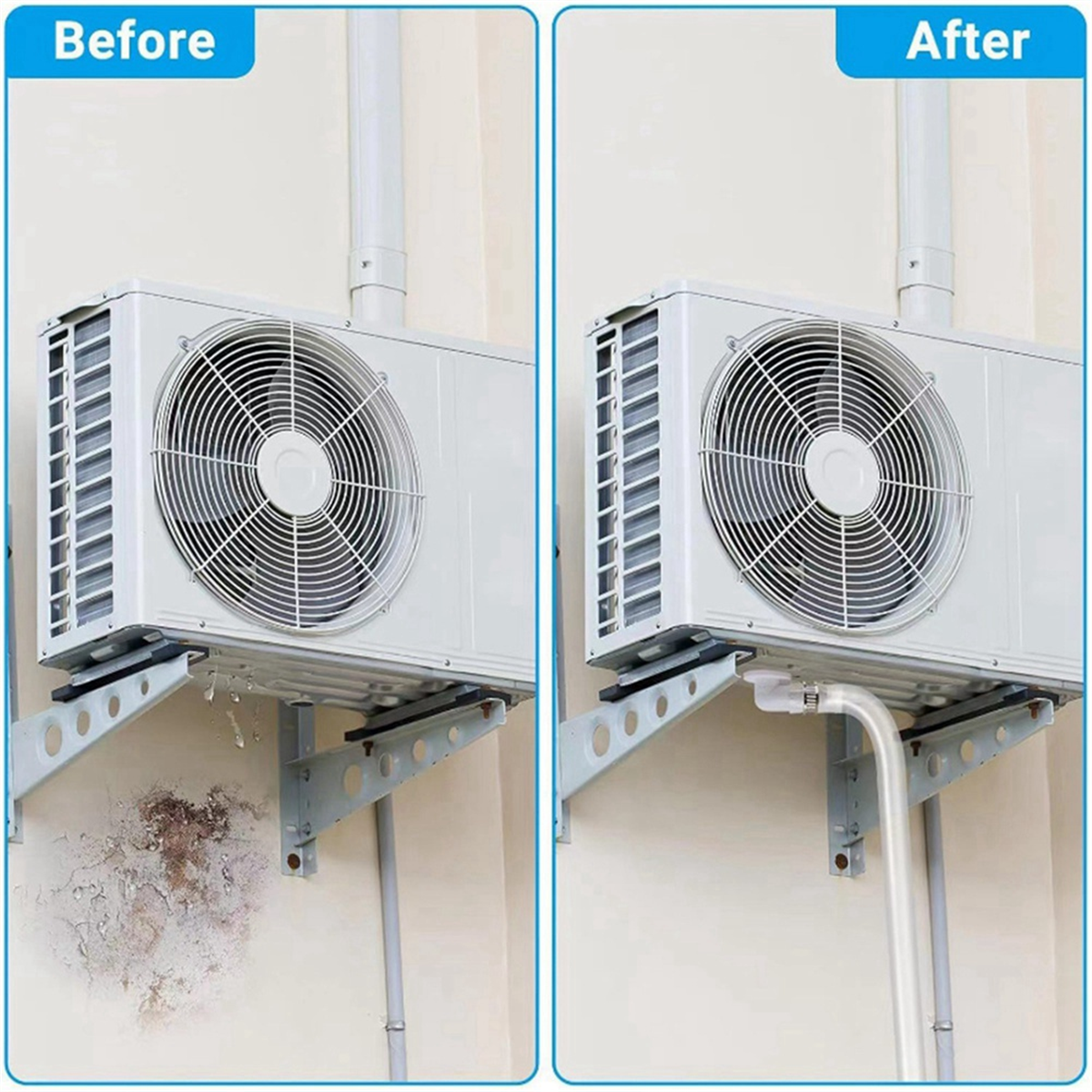 10ft Air Conditioner Drain Hose 3/5 Inch Portable AC Drain Hose