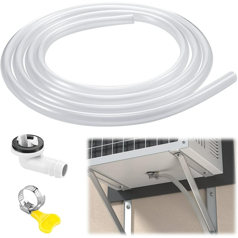 10ft Air Conditioner Drain Hose, 3/5 inch AC Drain Hose Connector