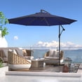 thumbnail image 1 of U-HOMY 10ft Cantilever Offset Patio Umbrella with Adjustable Tilt, UV-Resistant Canopy and Metal Frame for Backyard Garden, 1 of 10