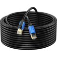 10ft Cat7 Cable, Triple Shielding, 10Gbps, UV/Water Proof