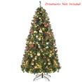 thumbnail image 1 of 10ft Christmas Tree with 1200 Lights, Warm Color with Colorful 10 Modes, Remote Control, 5090 Branches, PVC Material, Green, 1 of 7