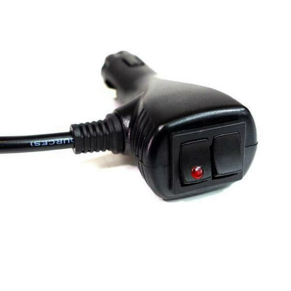 10ft Cigarette Lighter Socket Plug Connector With Changing Pattern On Off Switch