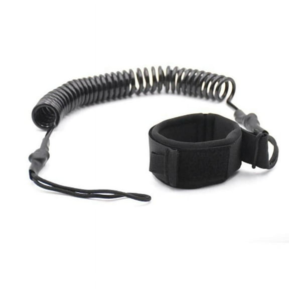 10ft Coil Surfboard Leash TPU Neoprene Surfing Stand Up Board Leash Foot Rope