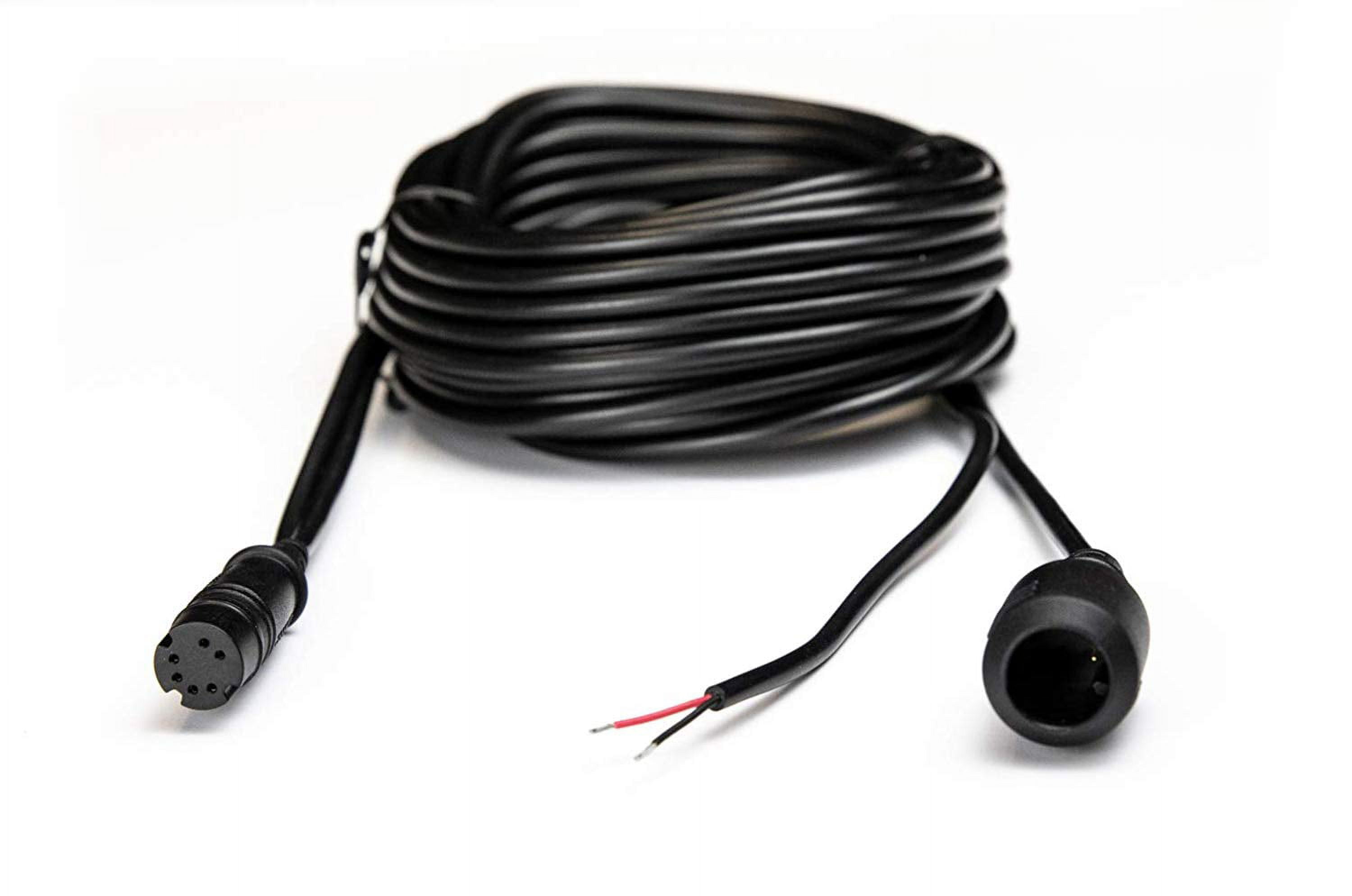 10ft Extension Power Cable fits Lowrance HOOK2 Bullet Skimmer Transducers
