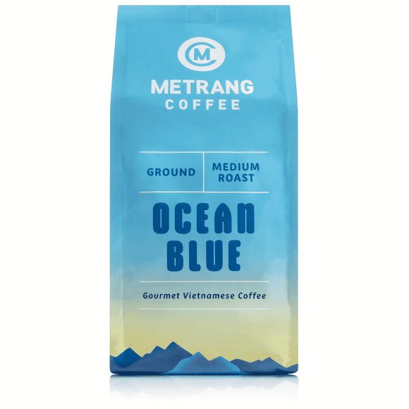 Metrang Coffee Ground, Naturally Caffeinated, Bold and Smooth, 1 lb