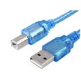 thumbnail image 1 of 10ft Hi-Speed USB 2.0 Printer Scanner Cable Type A Male to Type B Male For HP Canon Lexmark Epson , Blue, 1 of 2