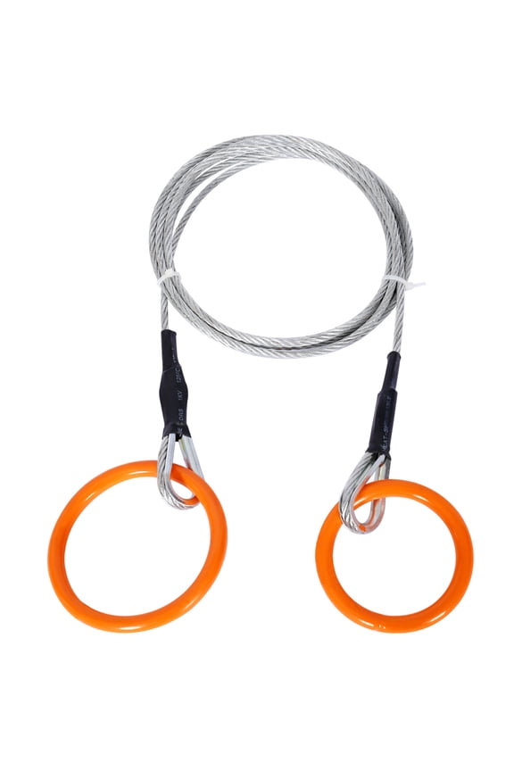 10ft Log Choker Tow Cable - 3/16"2400LBS Capacity, Drop Forged Rings (Fits 2" Ball), for ATV/UTV