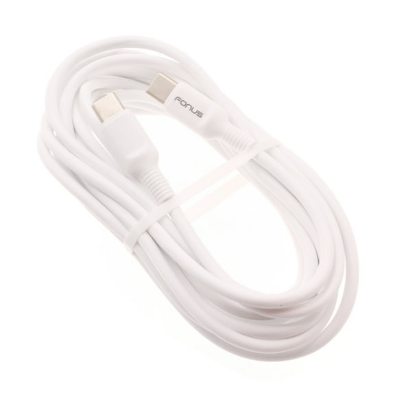 10ft Long Type-C Cable for Consumer Cellular Verve Snap/Connect - Fast Charger Cord PD Power Wire (USB-C to USB-C) Sync for Consumer Cellular Verve Snap/Connect