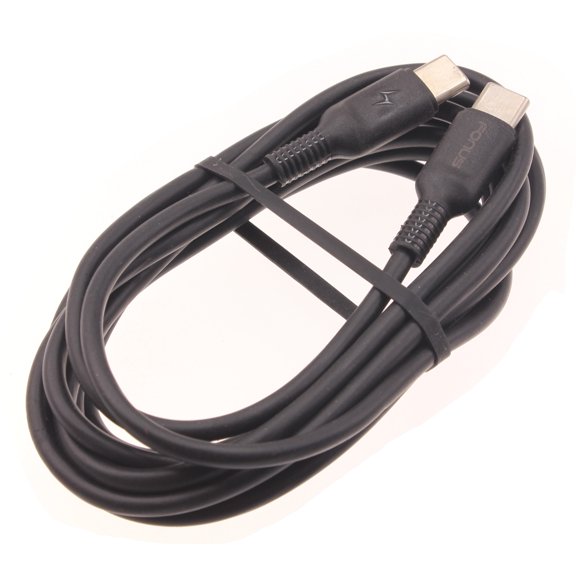 10ft Long USB-C Cable For Verve Connect, ZMax 11 - PD Fast Charger Cord Power Wire (Type-C to Type-C) Sync Black for Consumer Cellular Verve Connect, ZMax 11