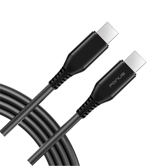 10ft Long USB-C Cable PD Fast Charger Cord for Samsung Galaxy S25/Edge/Plus/Ultra - Power Wire (Type-C to Type-C) Sync Black