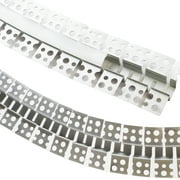 10ft Mud-in flexible aluminum channel for LED Strip light fit up to 12mm + cover
