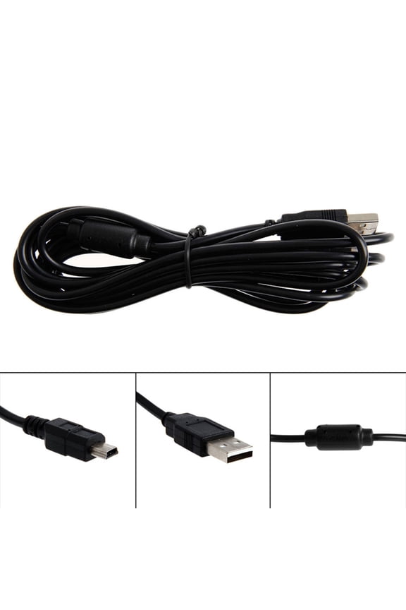 10ft Multi Controller USB Charging Charger Cable Cord For Playstation 3 PS3