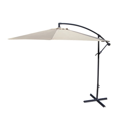 10' Cantilever Umbrella - Fabric: Natural