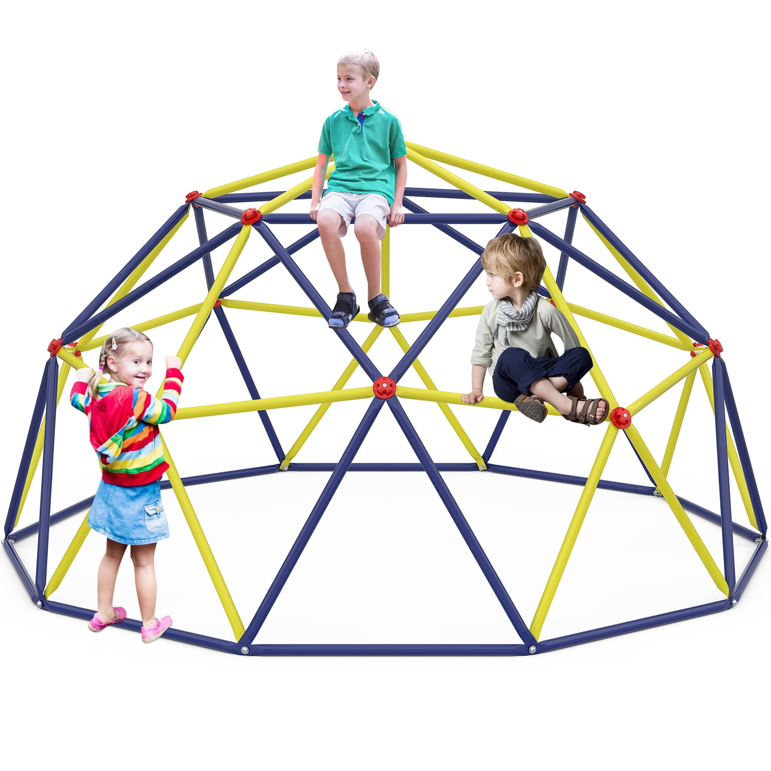 10ft Outdoor Dome Climber, Kids Climbing DomeJungle Gym Dome for 312