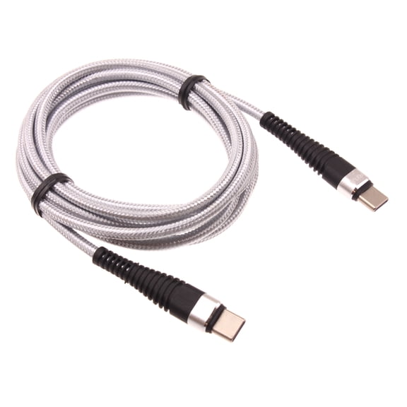10ft PD Cable Type-C to USB-C for Samsung Galaxy S23/FE/Plus/Ultra/S24/FE/Plus/Ultra - Charger Cord Power Wire Sync Braided Fast