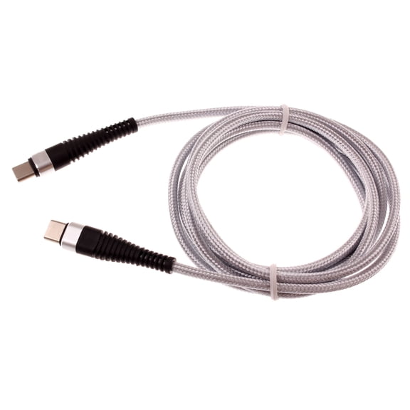 10ft PD Cable for Nokia G50/G10/G20 - Type-C to USB-C Charger Cord Power Wire Sync Braided for Nokia G50/G10/G20