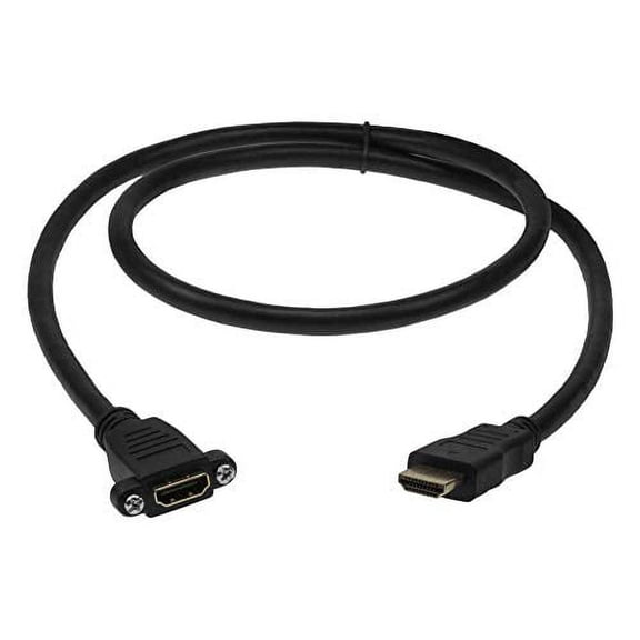 10ft Panel Mount HDMI Cable with Hi-Speed Ethernet v1.4