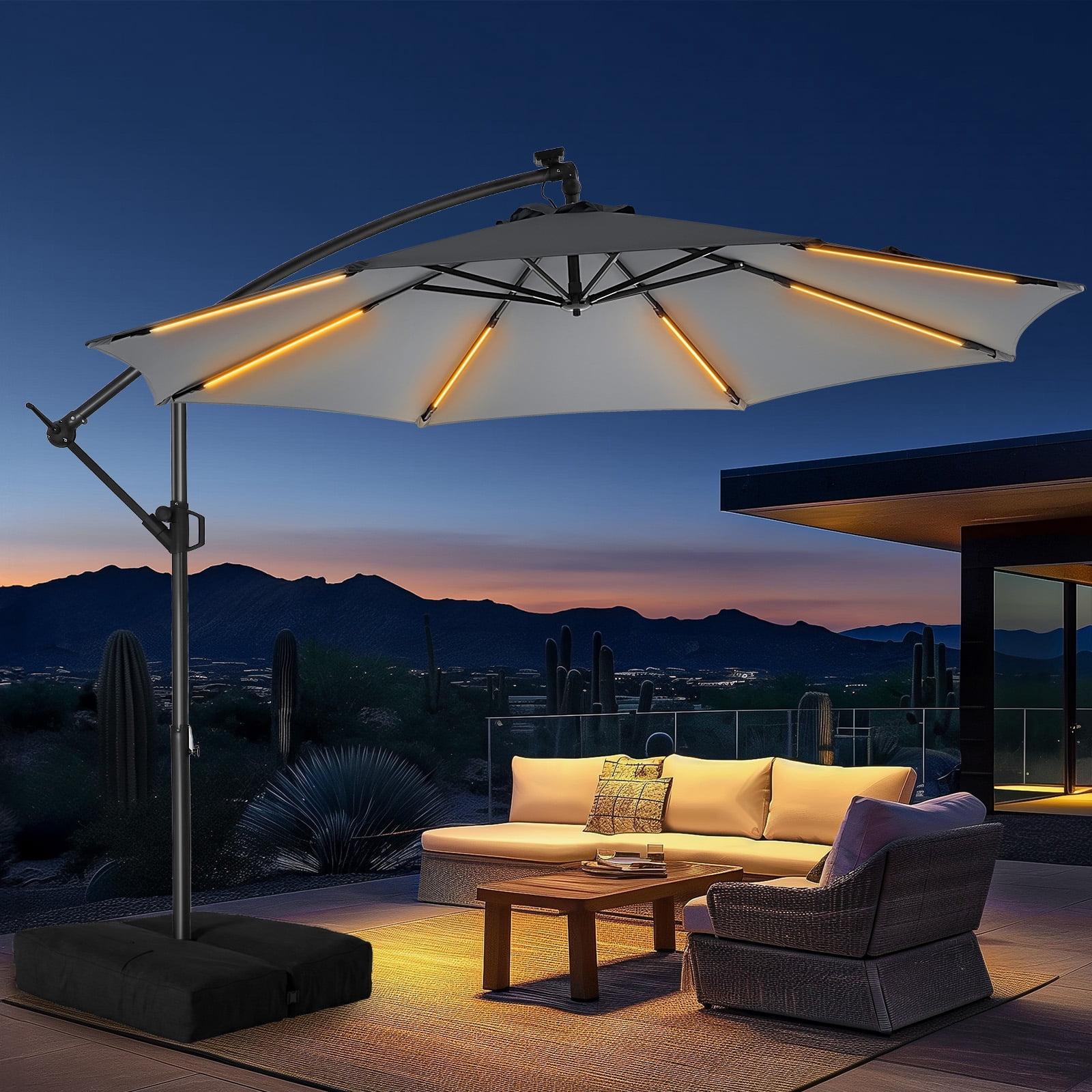1/2 umbrella patio DIY 1 1/2