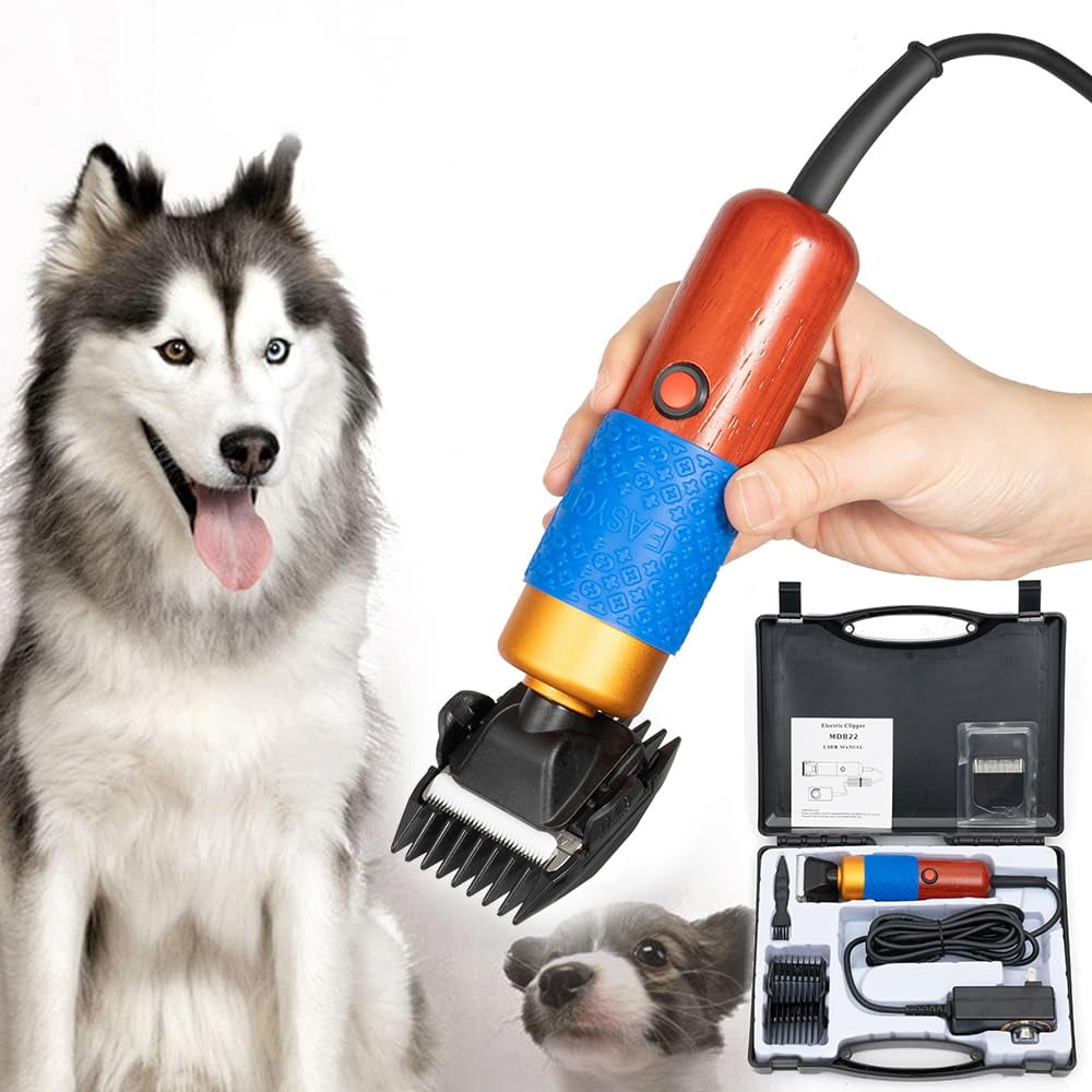 10ft Sheep Shears with Plug 2 Blades 200W Electric Clippers Animal Shave Grooming Farm for Dogs Cat Goat Alpaca Llamas Angora Rabbits Shearing Hand Piece Cutter Livestock Pet Supplies in Botswana
