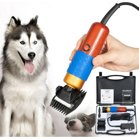 10ft Sheep Shears, with Plug & 2 Blades 200W Electric Clippers Animal Shave Grooming Farm for Dogs Cat Goat Alpaca, Llamas, Angora Rabbits Shearing Hand Piece Cutter Livestock Pet Supplies
