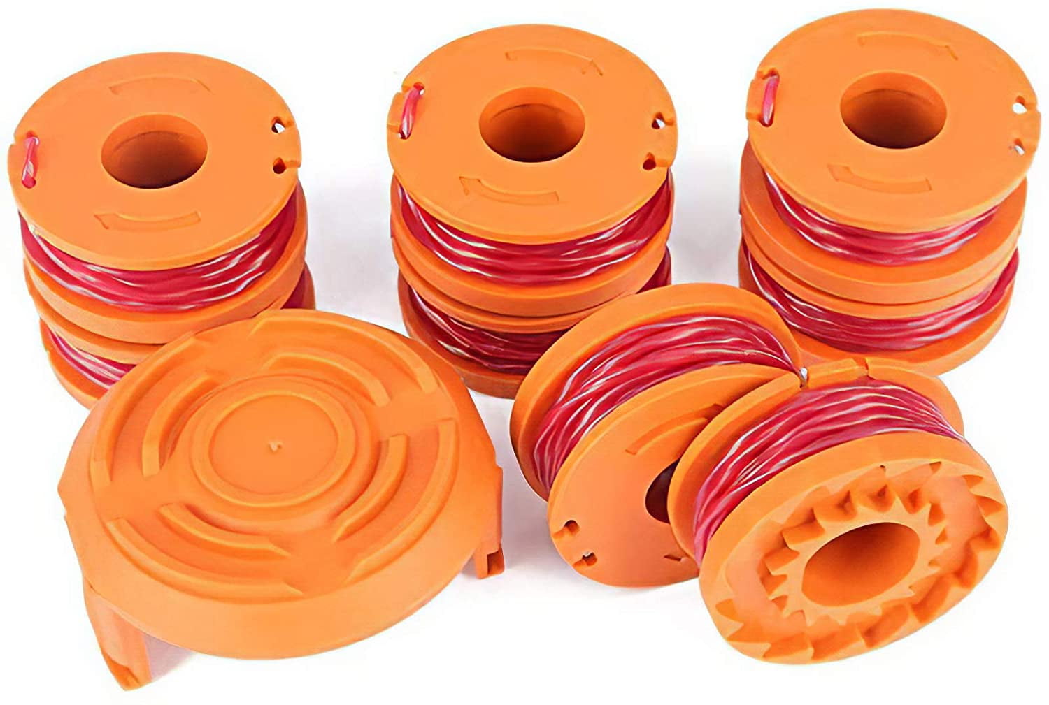 10ft String Trimmer Replacement Spool Line for Worx, 9 Pack (8 Pack ...