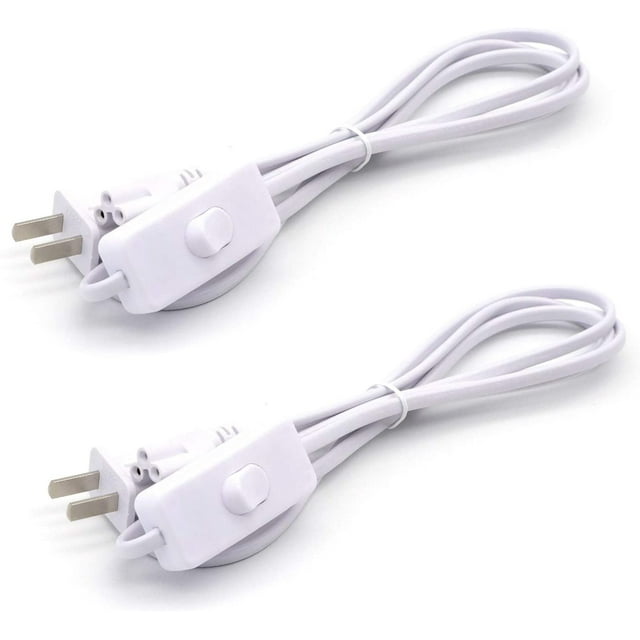 10ft T5 T8 LED Tube Power Extension Cord with On/Off Switch US Plug for