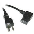 thumbnail image 1 of 10ft UNIVERSAL RIGHT ANGLE POWER CORD (IEC320 C13 R-A to NEMA 5-15P), 1 of 1