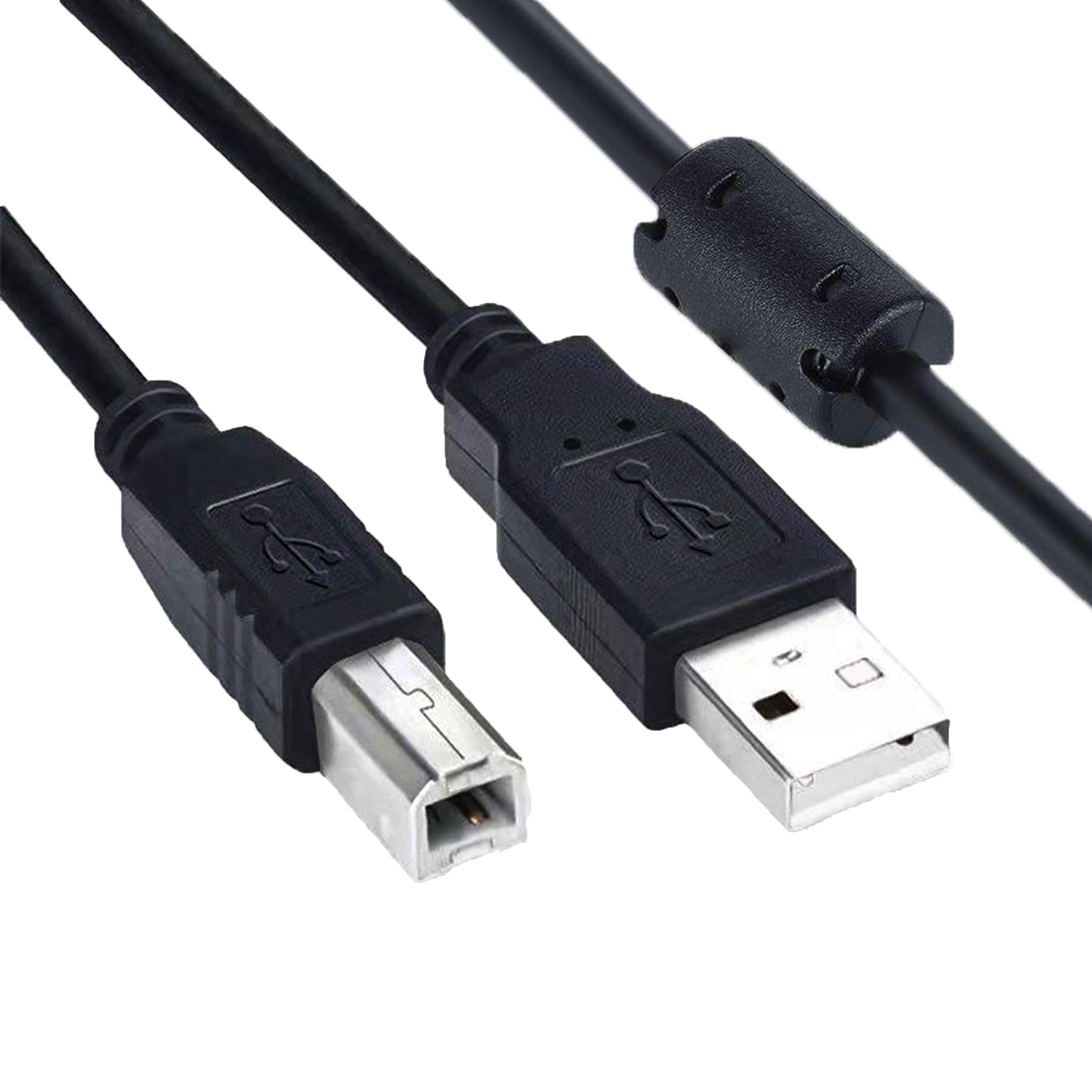 10ft USB A to USB B Printer Cable High Speed USB 2.0 Type A Male to Type B Male Printer Scanner Cable Cord 10' for HP Printer Epson Printer Canon Lexmark