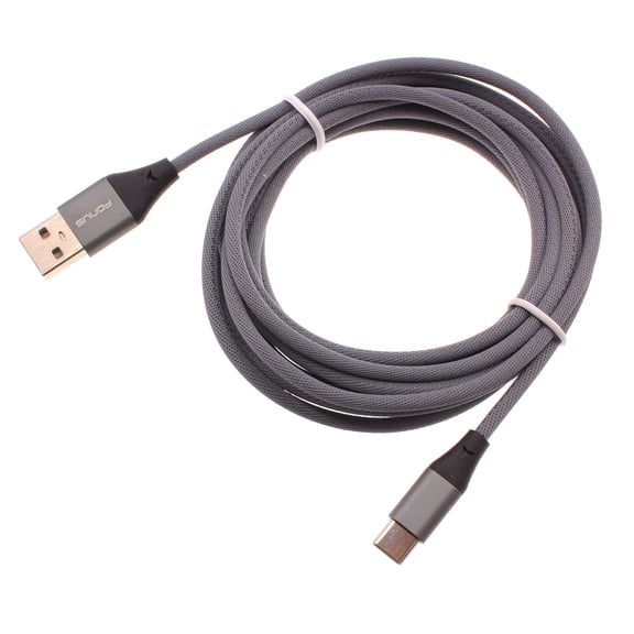 10ft USB-C Cable Extra Long for Samsung Galaxy S20/FE/FE/Plus/Ultra/S21/FE/FE/Plus/Ultra/S22/Plus/Ultra - Fast Charger Power Cord Type-C Sync Wire Gray