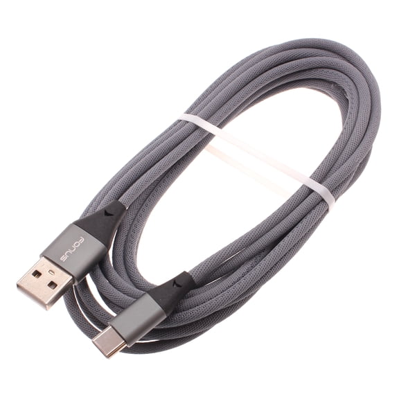 10ft USB-C Cable Extra Long for Samsung Galaxy A05/A13 5G/A14 5G/A23 5G/A33 5G/A53 5G/A73 5G - Fast Charger Power Cord Type-C Sync Wire Gray