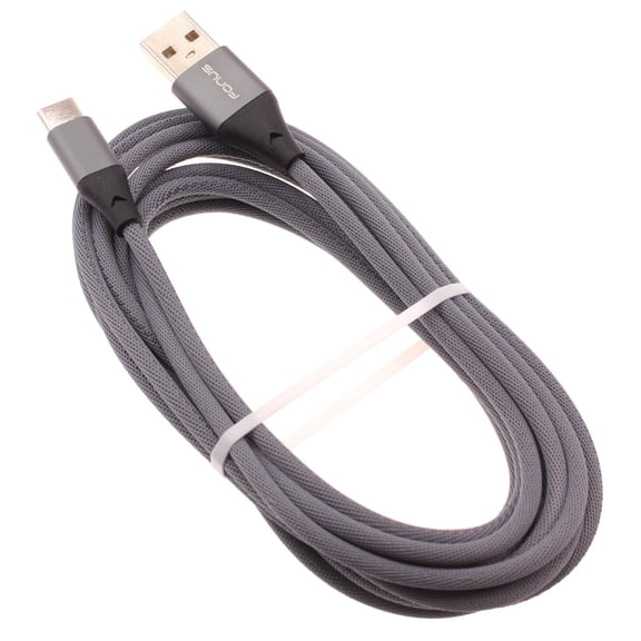 10ft USB-C Cable Extra Long for Samsung Galaxy Z Fold 3 5G/Z Fold4/Fold5/Fold6 - Fast Charger Power Cord Type-C Sync Wire Gray