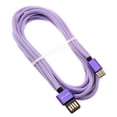 thumbnail image 1 of 10ft USB-C Cable for Nokia G50/G10/G20 - Purple Extra Long Fast Charger Power Cord Type-C Sync for Nokia G50/G10/G20, 1 of 8