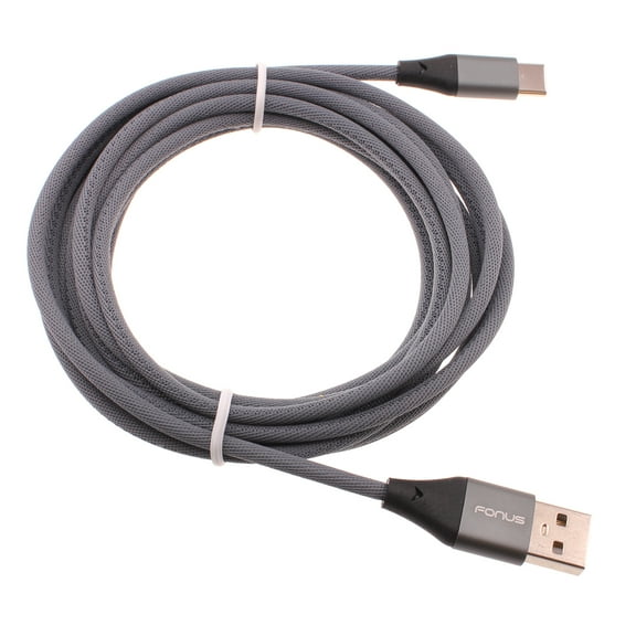 10ft USB-C Cable for Samsung Galaxy Tab A 10.5" (2018)/Tab A7 Lite 8.7" (2021) - Extra Long Fast Charger Power Cord Type-C Sync Wire Gray