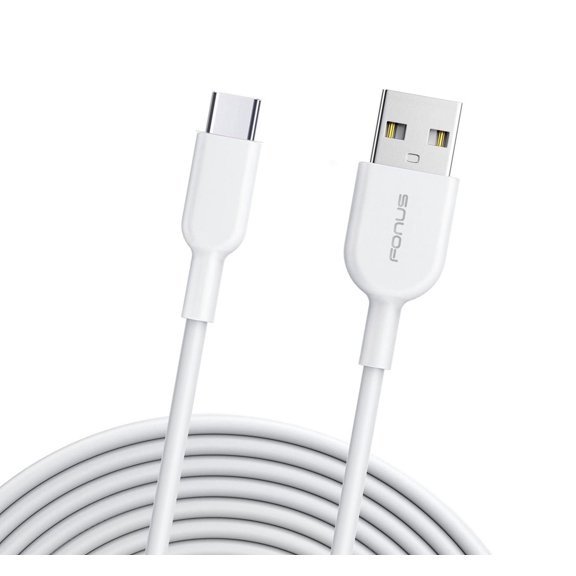 10ft USB-C Cable for TCL 30 T - Type-C Charger Cord Power Wire USB for 30 T