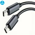 thumbnail image 1 of 10ft USB C to USB-C Cable, (5-Pack) USB Type C Charger Cord Fast Charging USB C Cable for Samsung Galaxy S22/S22+, S21/S21+ Ultra 5G, S20/S20+ Ultra 5G, Note 20/10, Pixel, Universal, 1 of 6