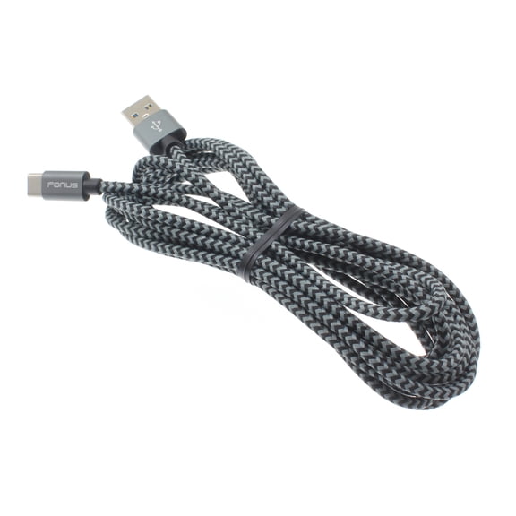 10ft USB Cable Type-C for Motorola Moto G 5G (2022)/G 5G (2023)/5G (2024)/5G (2025) - Charger Cord Power Wire USB-C Long Braided