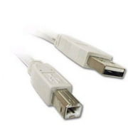 10ft USB Cable for Brother HL-2140 Laser Printer - White / Beige