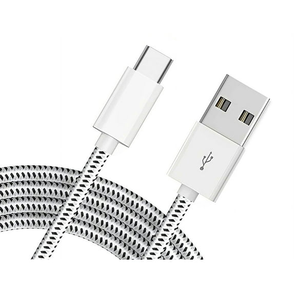 10ft USB Cable for Motorola Moto G Play (2024) - Type-C Charger Cord Power Wire USB-C Long W1N for Motorola Moto G Play (2024)