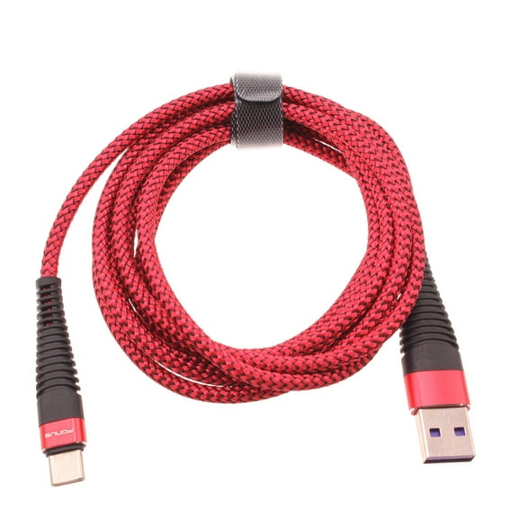 10ft USB Cable for Samsung Galaxy Z Flip5/Flip4/Flip 3 5G - Type-C Charger Cord Power Wire USB-C Long Red Braided for Galaxy Z Flip5/Flip4/Flip 3 5G