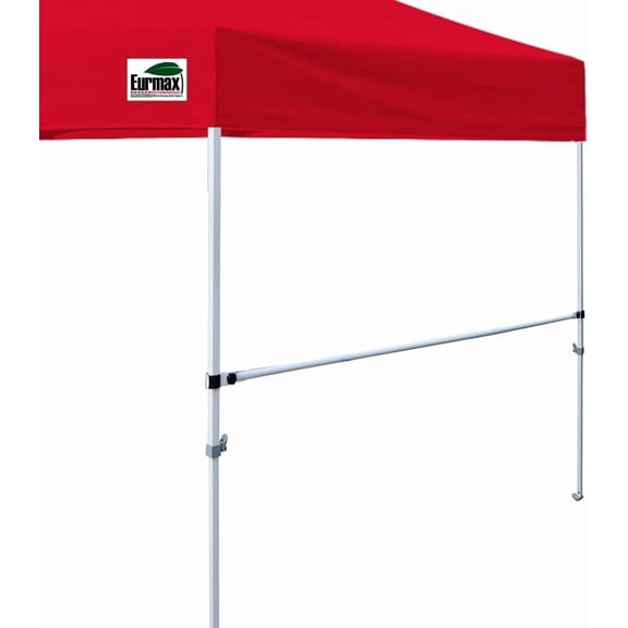 10ft Universal Canopy Rail Bars for Pop-Up Canopy Tents,Set of 2 Half Wall Hardware Kit with Frame Connectors,Easy-Install Canopy Accessories, Rail Bars Only