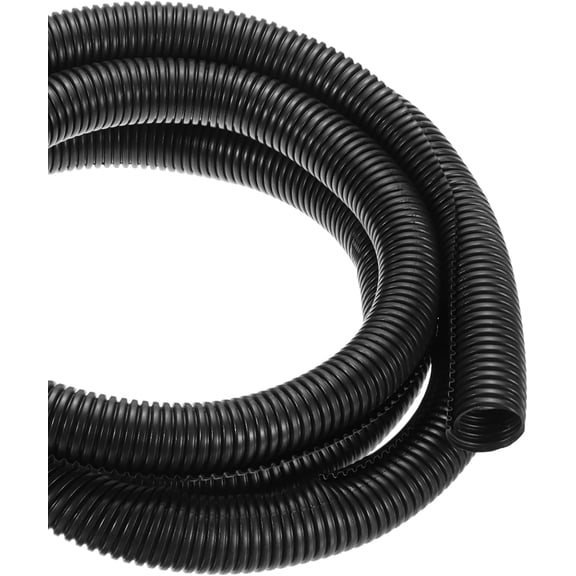 10ft Wire Loom Split Tubing 1 1/4 Inch(31.8 Mm) ID, Cord Protectors from Pet Flexible Conduit Cable Management for Office, Home, Garden, Black