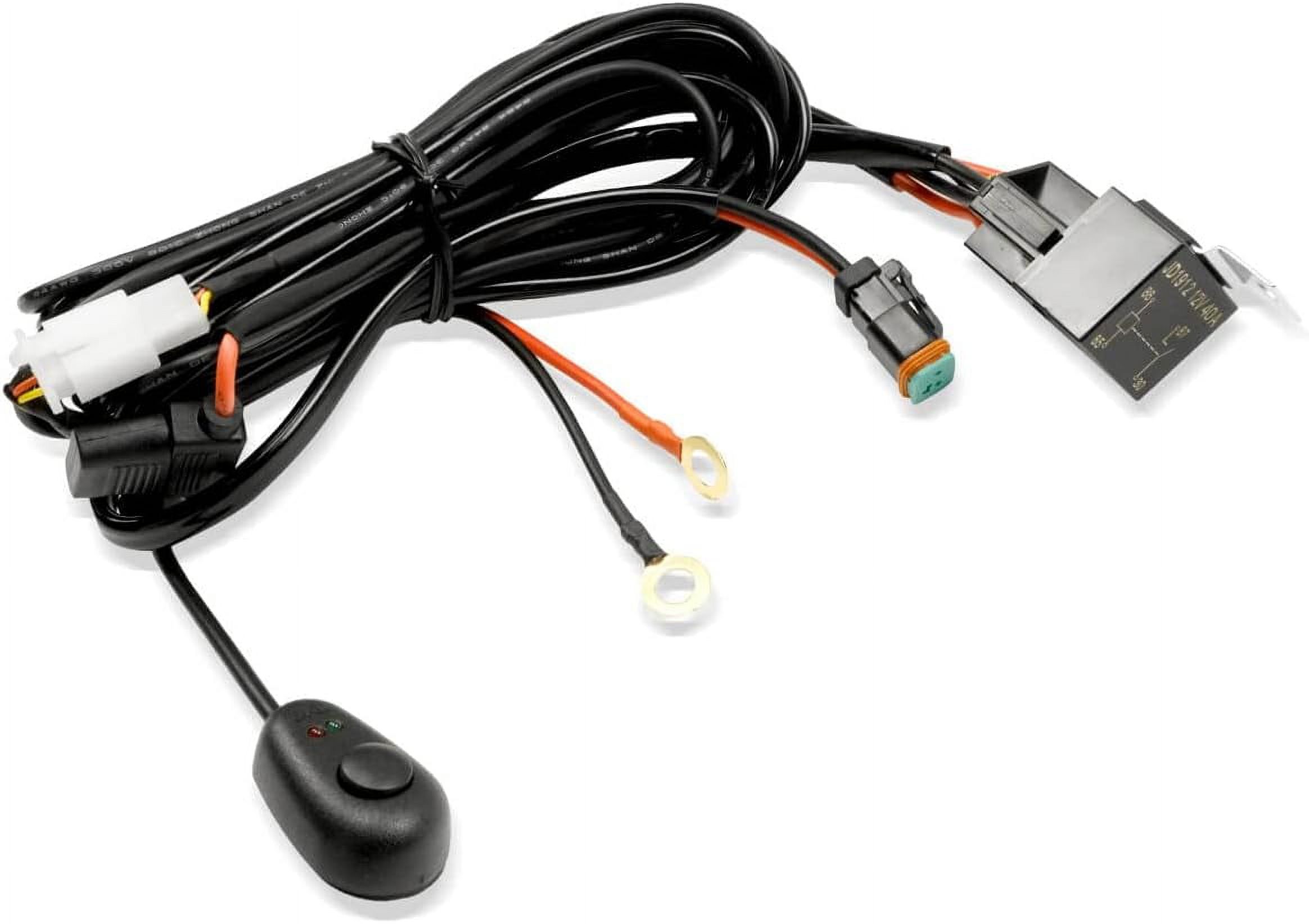 10ft Wiring Harness Kit Led Light Bar 12AWG Heavy Duty 12V On Off
