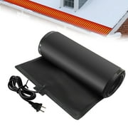 FullyWarms 10ft x 13in Heated Snow Melting Mats,120V 380 Watts for Roof,Driveway, Walkways, Sidewalks, Patios, Porch Winter Snow Removal