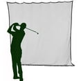 thumbnail image 1 of Golf Hitting Practice Net Nylon Mesh Strong 150 LB Tested 1-Inch Mesh Holes Multi-Sport 10ft x 20ft, 1 of 8