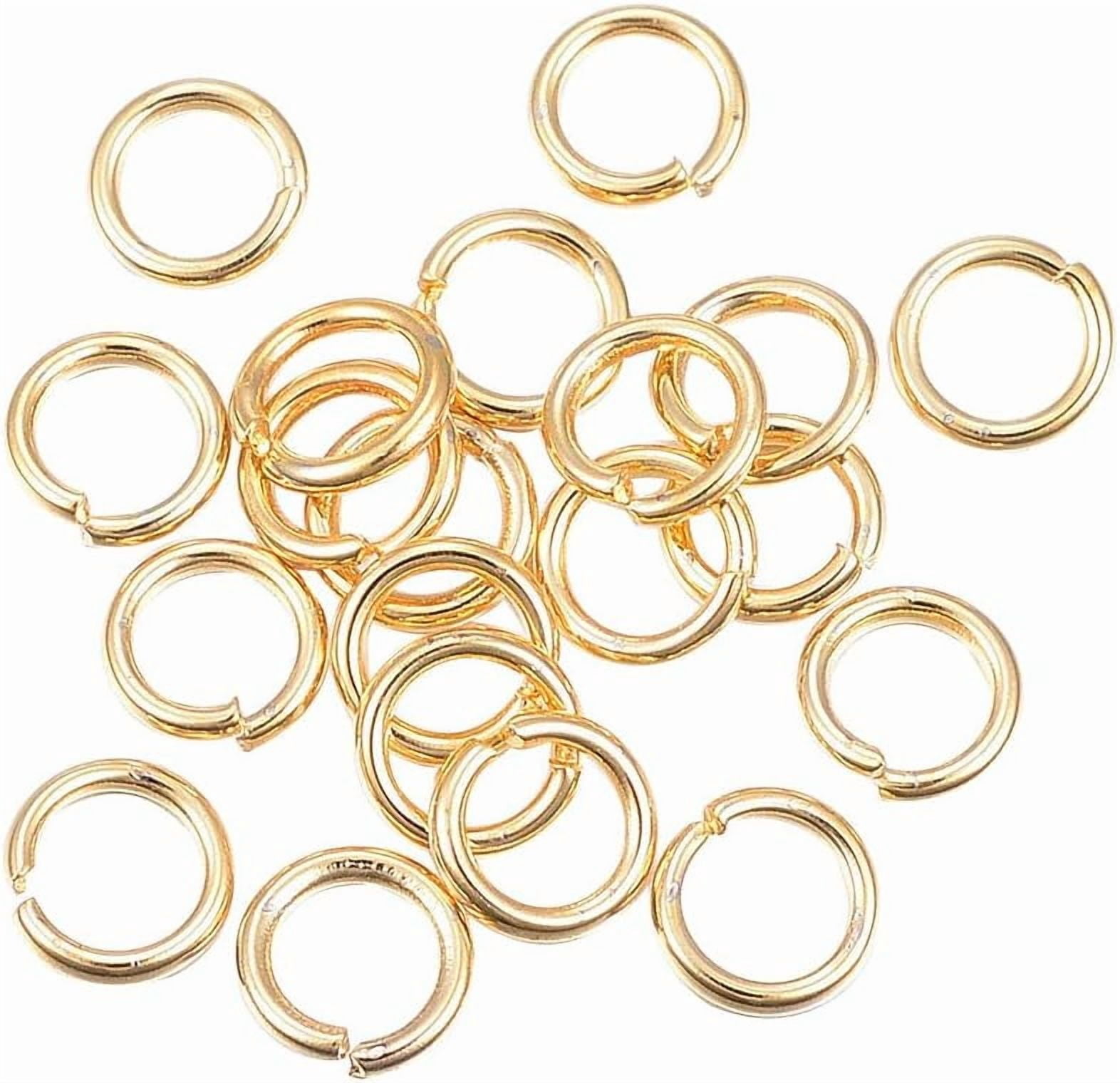 10g 200pcs Stainless Steel Jump Rings Close but Unsoldered Split Rings ...