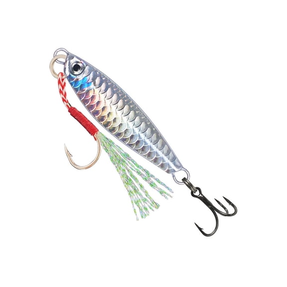 10g/20g Spinner Baits with Treble Hook Cast Jigging Spoon Lures Freshwater Saltwater Sinking Fishing Baits Spinnerbait